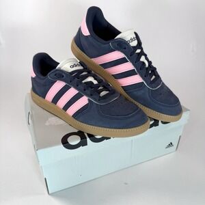 Adidas Breaknet Sleek Womens 6.5 Navy Pink Gum Sneakers Shoes IH5467 Box